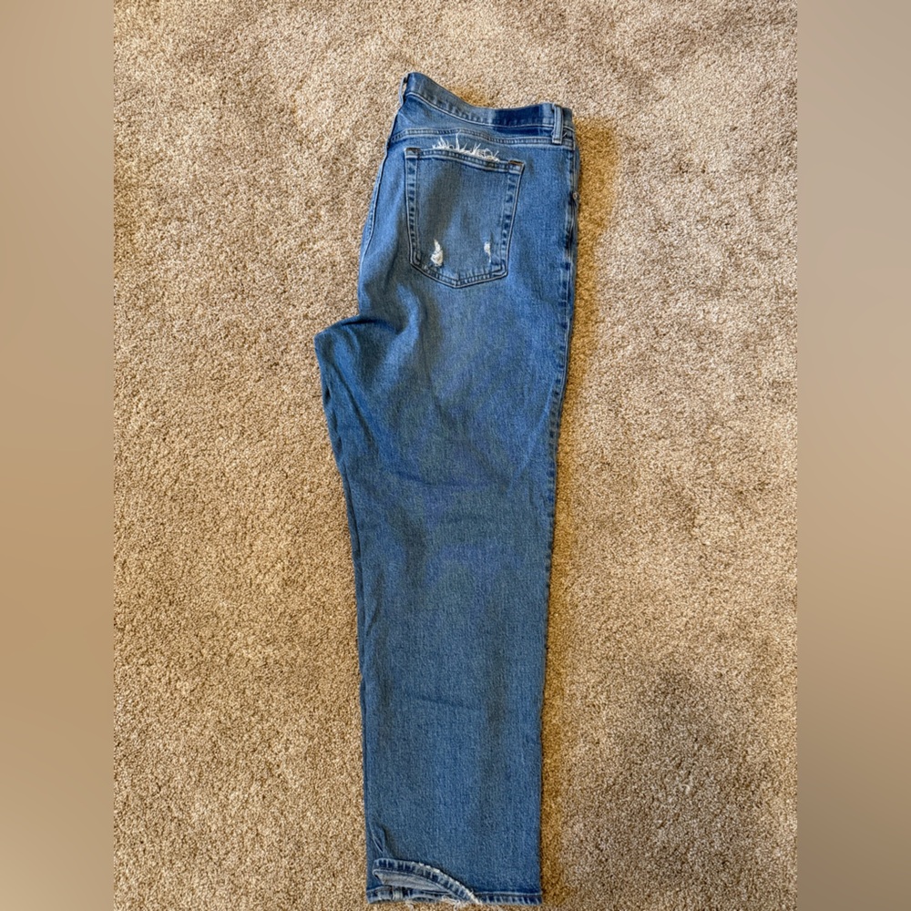 Abercrombie & Fitch Blue Straight Leg Jeans